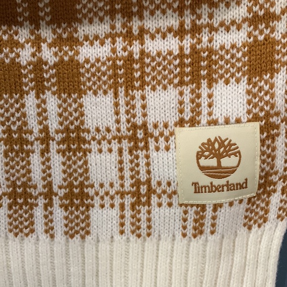 Timberland cream and gold scarf - Picture 3 of 7